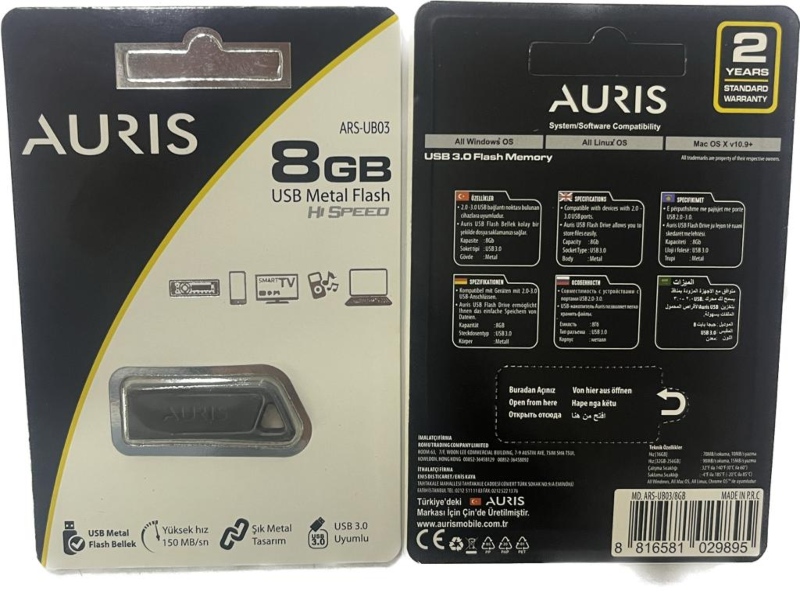 AURİS 8 GB USB BELLEK